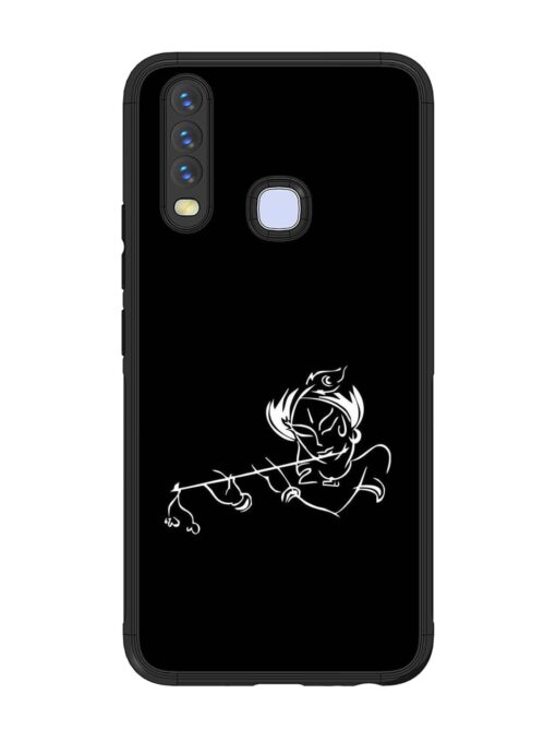 Krishna Flute Glossy Metal Phone Cover for Vivo U10 Zapvi