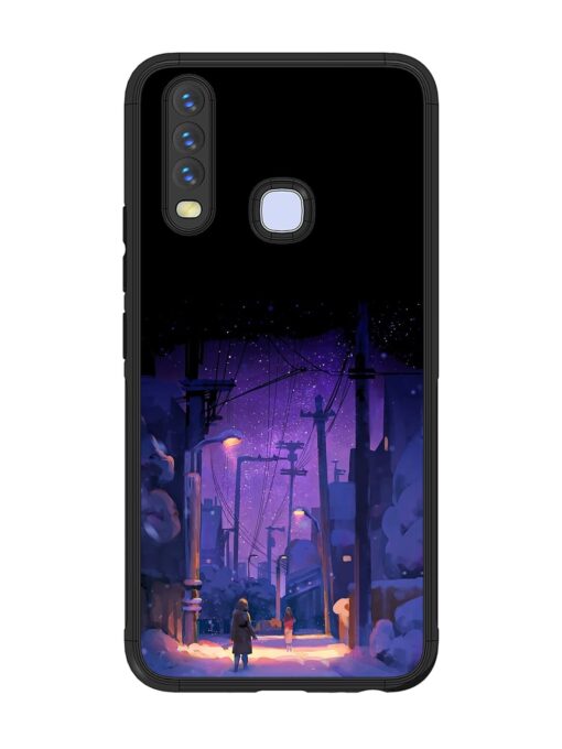 Winter Anime Art Glossy Metal Phone Cover for Vivo U10 Zapvi