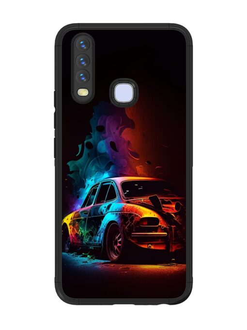 High Classic Car Art Glossy Metal Phone Cover for Vivo U10 Zapvi