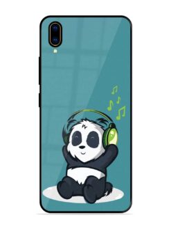 Music Panda Glossy Metal Phone Cover for Vivo V11 Pro