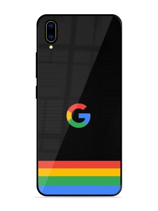 Google Logo Art Glossy Metal Phone Cover for Vivo V11 Pro Zapvi