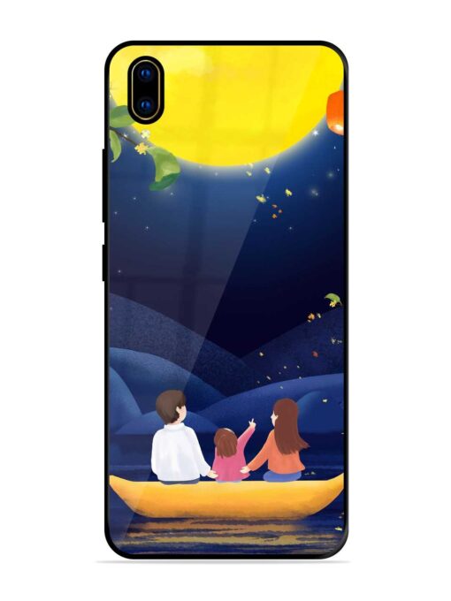 Happy Family And Beautiful View Glossy Metal Phone Cover for Vivo V11 Pro Zapvi