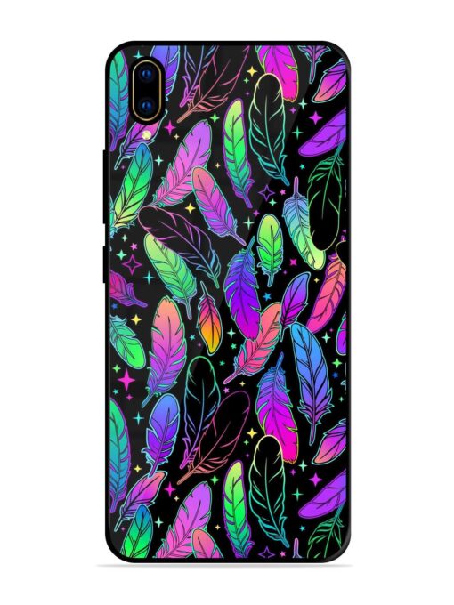 Bright Multi Colored Seamless Glossy Metal Phone Cover for Vivo V11 Pro Zapvi