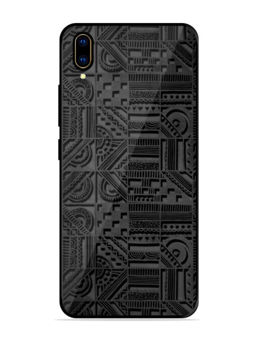 Seamless Pattern Glossy Metal Phone Cover for Vivo V11 Pro Zapvi