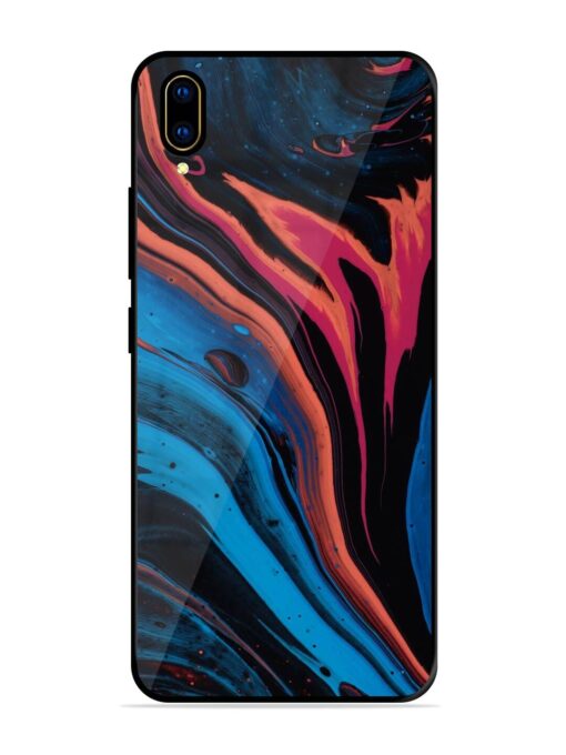 Liquefied Art Glossy Metal TPU Phone Cover for Vivo V11 Pro Zapvi