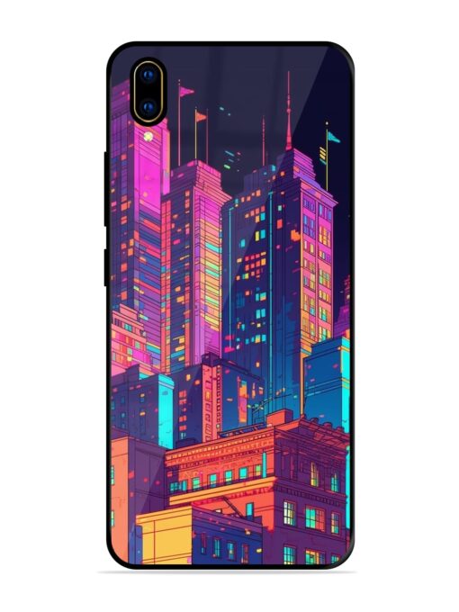 City View Glossy Metal Phone Cover for Vivo V11 Pro Zapvi