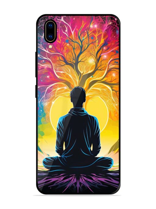 Mind Colourful Glossy Metal Phone Cover for Vivo V11 Pro Zapvi