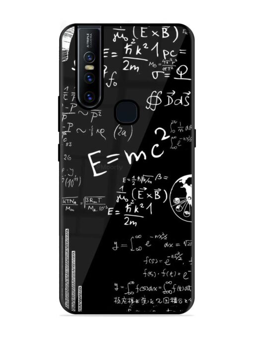 E=Mc2 Mass?Energy Equivalence Glossy Metal Phone Cover for Vivo V15