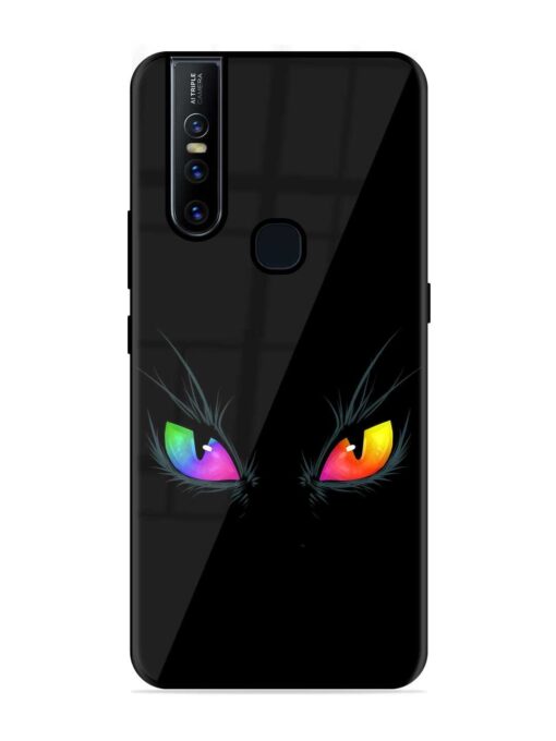 Cat Eyes Glossy Metal Phone Cover for Vivo V15