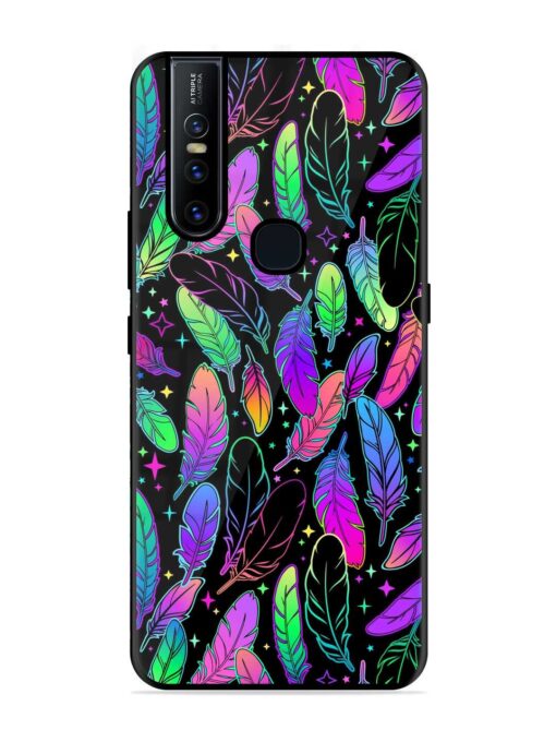 Bright Multi Colored Seamless Glossy Metal Phone Cover for Vivo V15