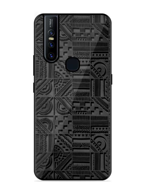 Seamless Pattern Glossy Metal Phone Cover for Vivo V15 Zapvi