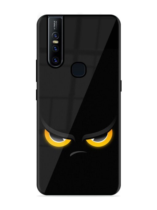 Scary Yellow Eye Glossy Metal TPU Phone Cover for Vivo V15 Zapvi