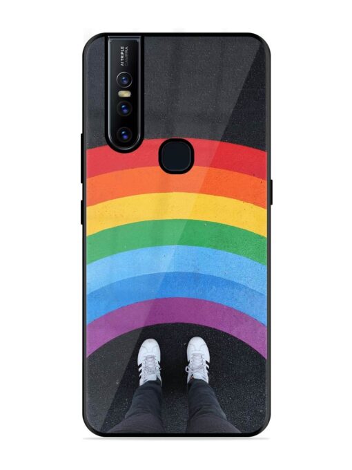 Legs Rainbow Glossy Metal TPU Phone Cover for Vivo V15 Zapvi