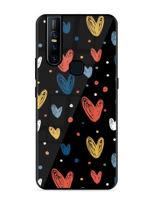 Happy Valentines Day Glossy Metal TPU Phone Cover for Vivo V15 Zapvi