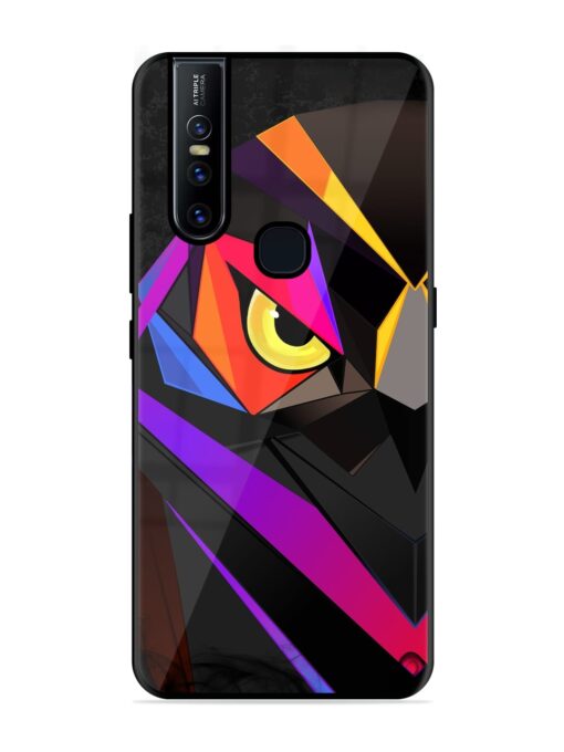 Wpap Owl Glossy Metal Phone Cover for Vivo V15 Zapvi