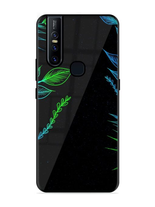 Aesthetic Neon Glossy Metal Phone Cover for Vivo V15