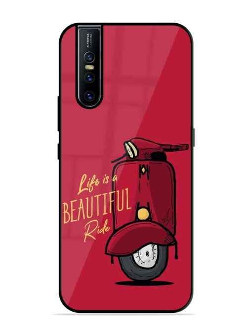 Life Is Beautiful Rides Glossy Metal Phone Cover for Vivo V15 Pro Zapvi