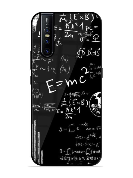 E=Mc2 Mass?Energy Equivalence Glossy Metal Phone Cover for Vivo V15 Pro Zapvi