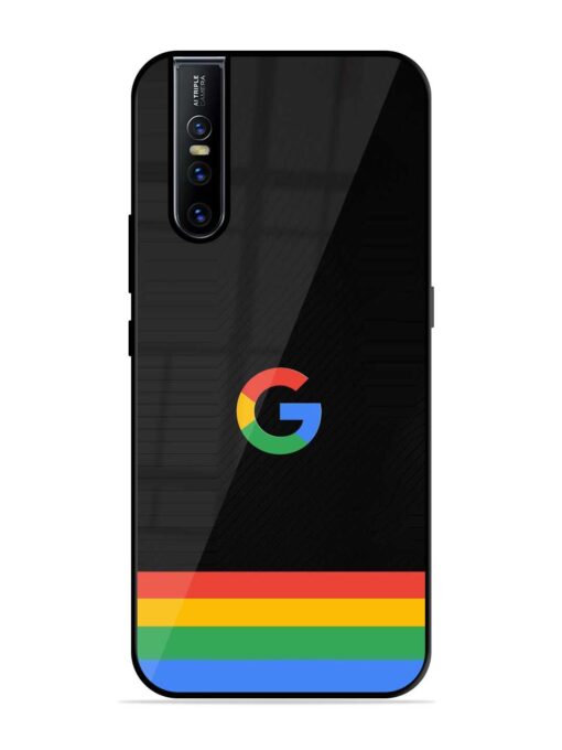 Google Logo Art Glossy Metal Phone Cover for Vivo V15 Pro Zapvi