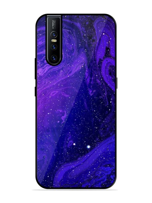 Galaxy Acrylic Abstract Art Glossy Metal Phone Cover for Vivo V15 Pro Zapvi