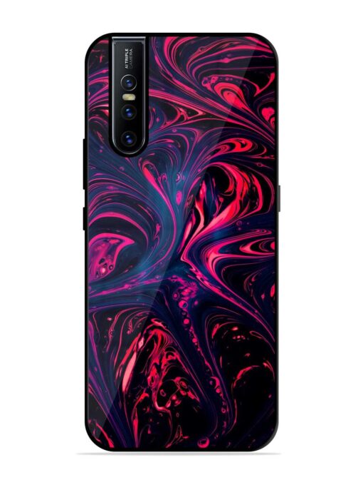 Abstract Background Glossy Metal Phone Cover for Vivo V15 Pro Zapvi