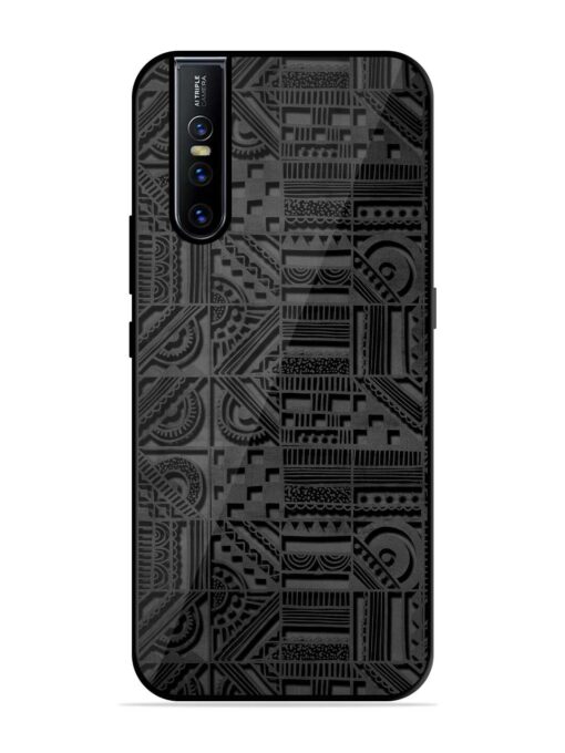 Seamless Pattern Glossy Metal Phone Cover for Vivo V15 Pro Zapvi