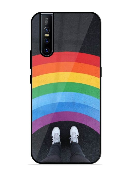 Legs Rainbow Glossy Metal TPU Phone Cover for Vivo V15 Pro Zapvi