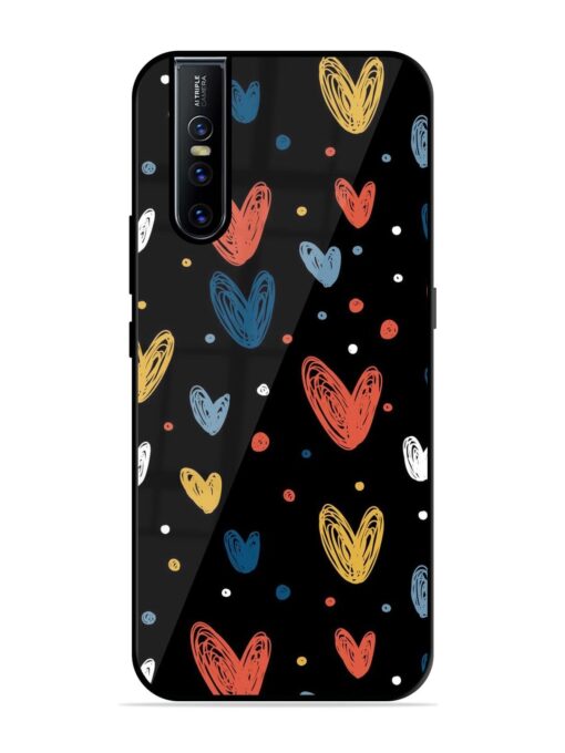 Happy Valentines Day Glossy Metal TPU Phone Cover for Vivo V15 Pro Zapvi