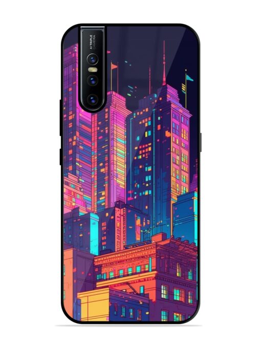 City View Glossy Metal Phone Cover for Vivo V15 Pro Zapvi