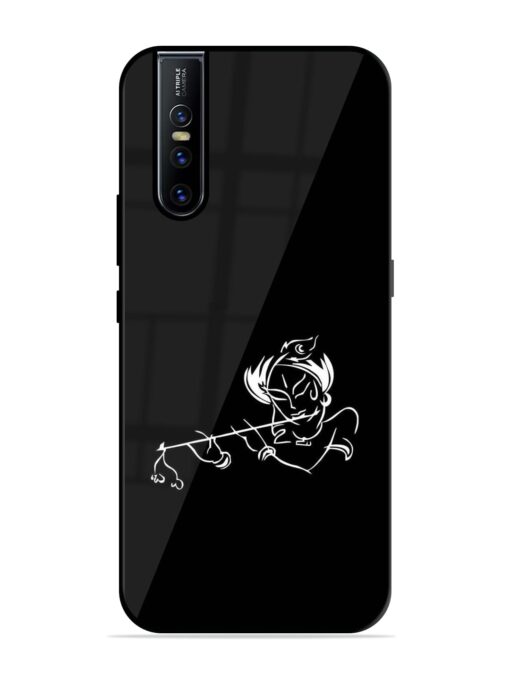 Krishna Flute Glossy Metal Phone Cover for Vivo V15 Pro Zapvi