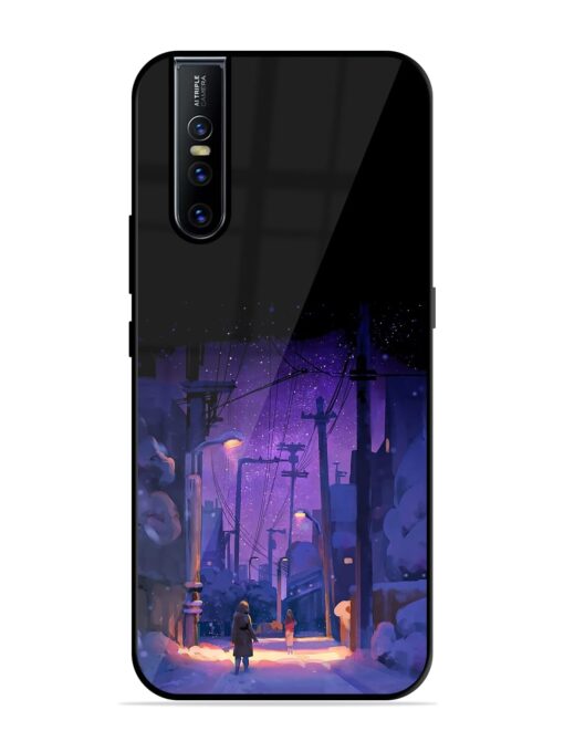 Winter Anime Art Glossy Metal Phone Cover for Vivo V15 Pro Zapvi