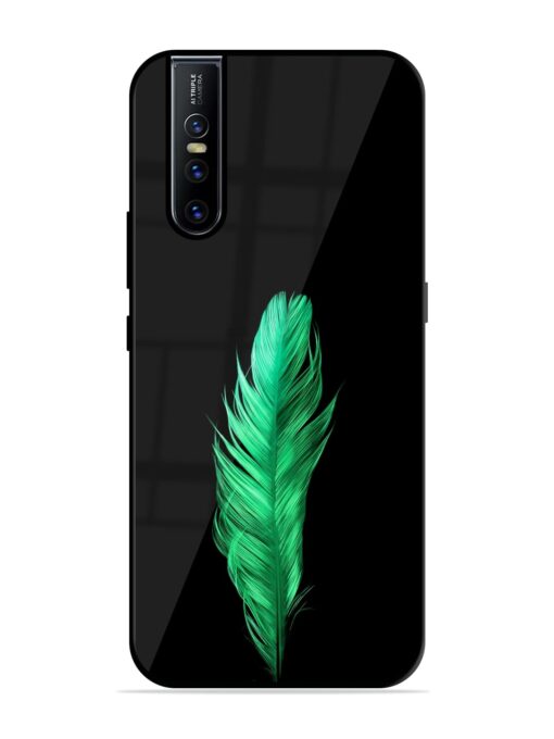 Feather Texture Glossy Metal Phone Cover for Vivo V15 Pro Zapvi