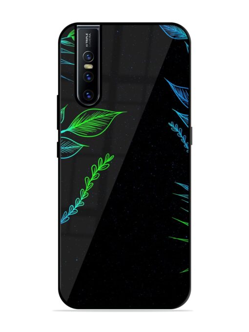 Aesthetic Neon Glossy Metal Phone Cover for Vivo V15 Pro