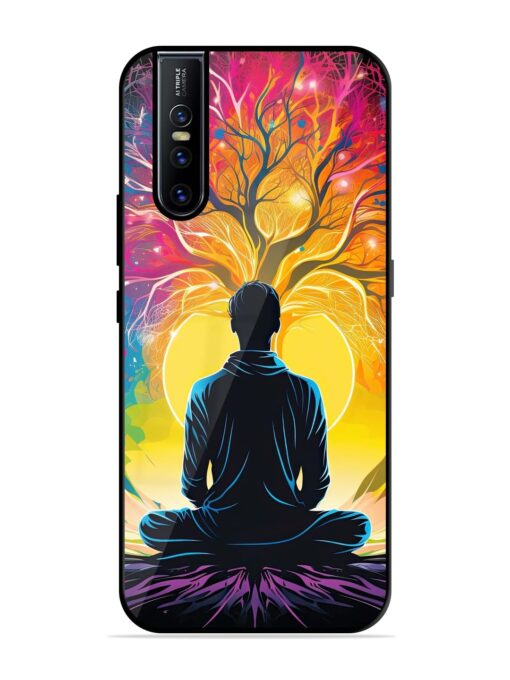 Mind Colourful Glossy Metal Phone Cover for Vivo V15 Pro Zapvi