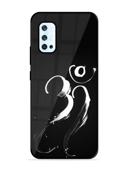 Om Logo Glossy Metal Phone Cover for Vivo V17 Zapvi