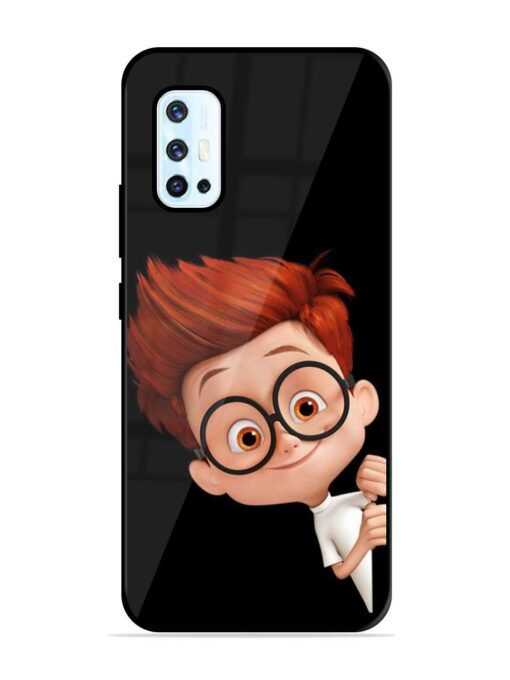 Smart Boy Cartoon Glossy Metal Phone Cover for Vivo V17 Zapvi