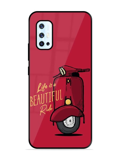 Life Is Beautiful Rides Glossy Metal Phone Cover for Vivo V17 Zapvi