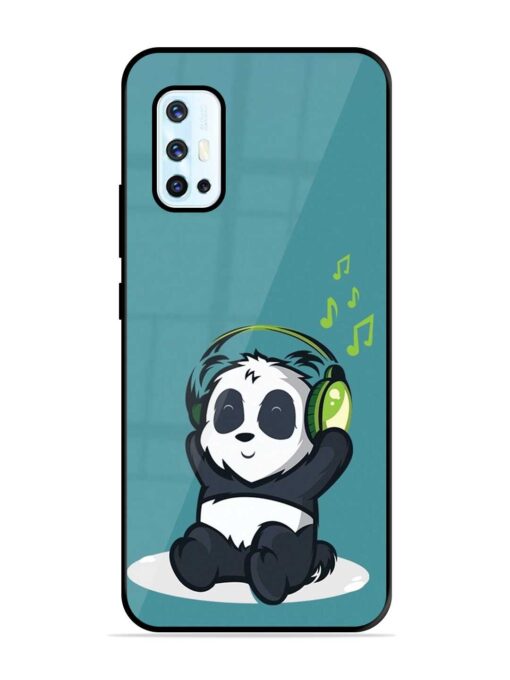 Music Panda Glossy Metal Phone Cover for Vivo V17 Zapvi