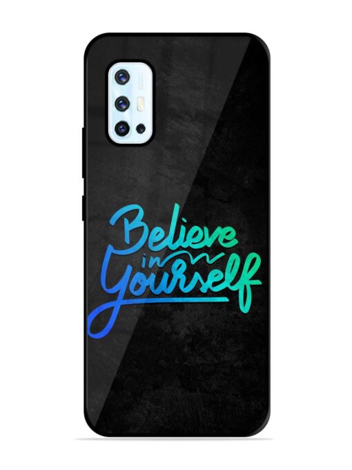 Believe In Yourself Glossy Metal Phone Cover for Vivo V17 Zapvi