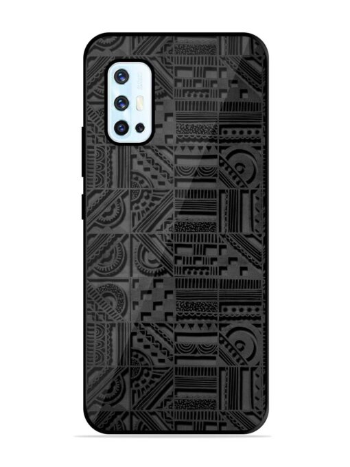 Seamless Pattern Glossy Metal Phone Cover for Vivo V17 Zapvi