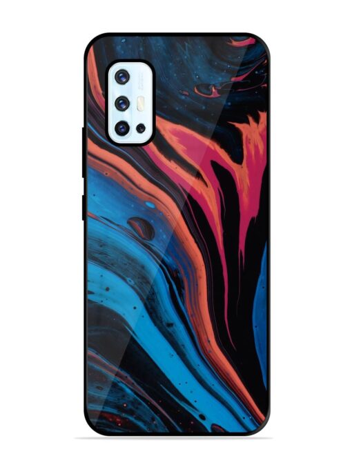 Liquefied Art Glossy Metal TPU Phone Cover for Vivo V17 Zapvi