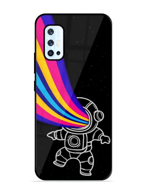 Astronaut Glossy Metal TPU Phone Cover for Vivo V17 Zapvi