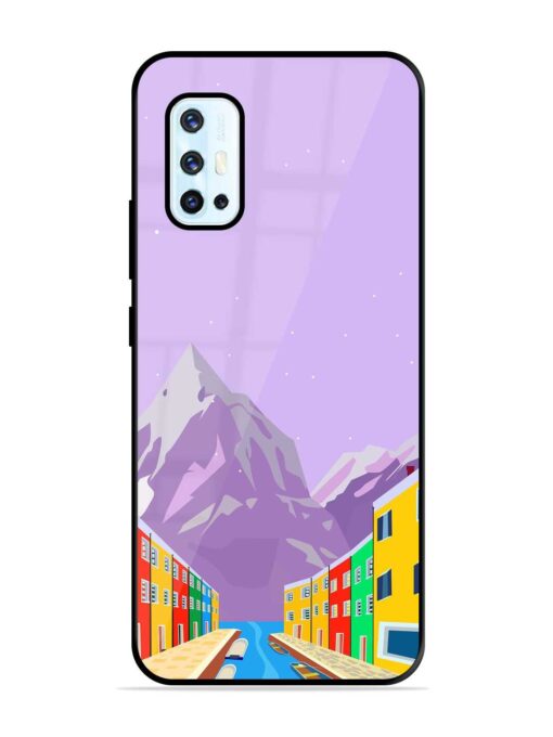 Venice City Illustration Glossy Metal Phone Cover for Vivo V17 Zapvi