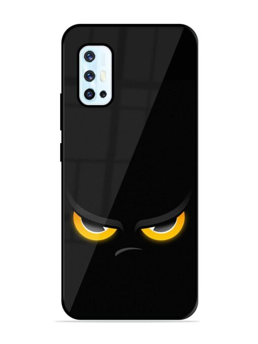 Scary Yellow Eye Glossy Metal TPU Phone Cover for Vivo V17 Zapvi