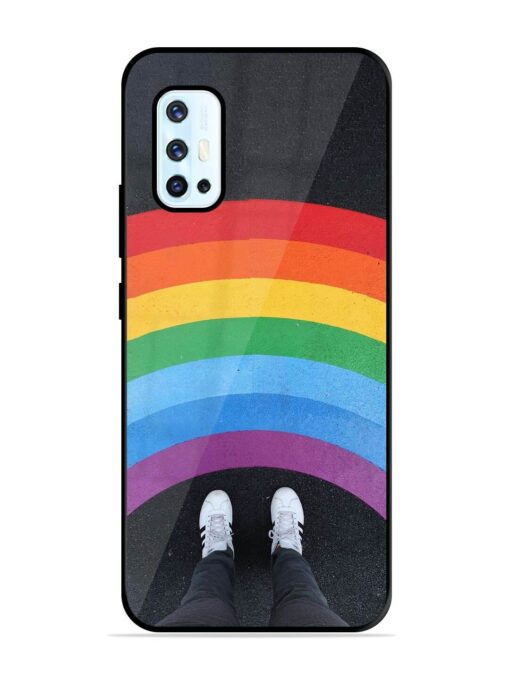 Legs Rainbow Glossy Metal TPU Phone Cover for Vivo V17 Zapvi