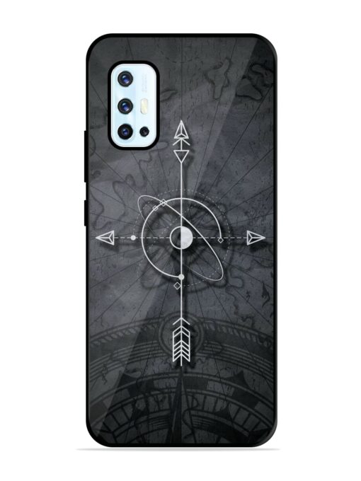 Lighting Cross Glossy Metal Phone Cover for Vivo V17 Zapvi