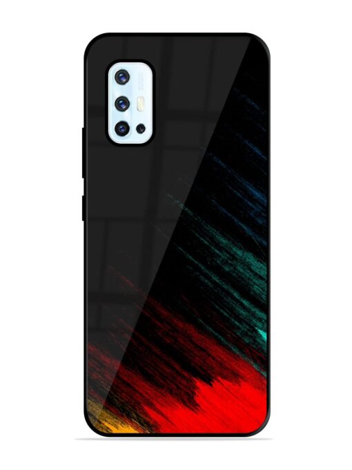 Color Pattern Glossy Metal Phone Cover for Vivo V17 Zapvi