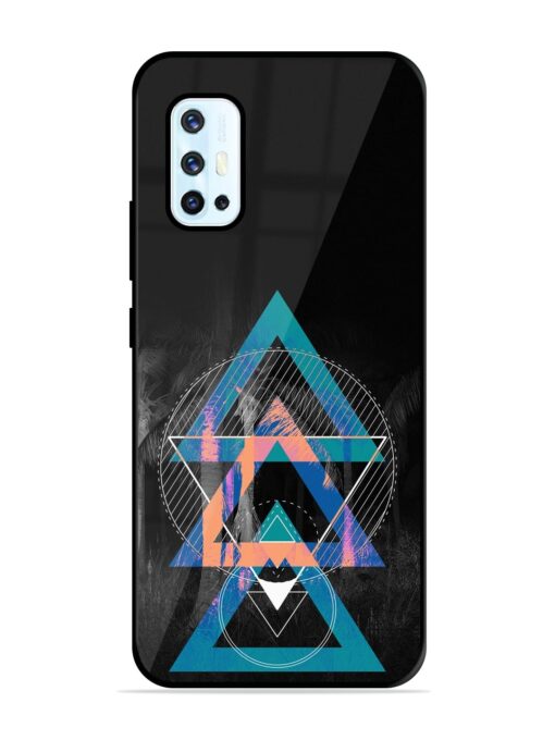 Indie Cross Glossy Metal Phone Cover for Vivo V17 Zapvi