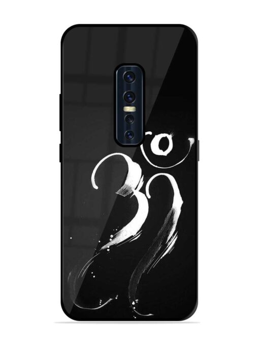 Om Logo Glossy Metal Phone Cover for Vivo V17 Pro Zapvi