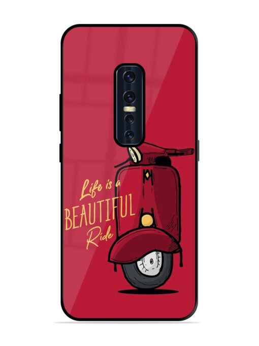 Life Is Beautiful Rides Glossy Metal Phone Cover for Vivo V17 Pro